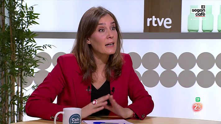 Cafè d'idees - Jéssica Albiach: "El 'teatrillo' de Junts només beneficia PP i Vox"