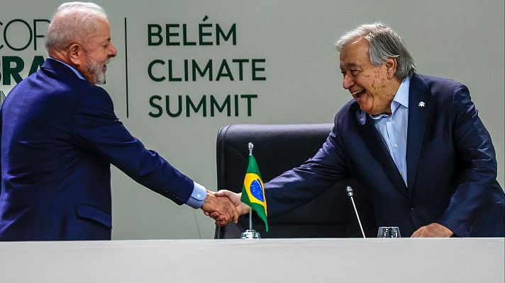 Telediario 1 - La acción climática, en riesgo de retroceso ante la COP30