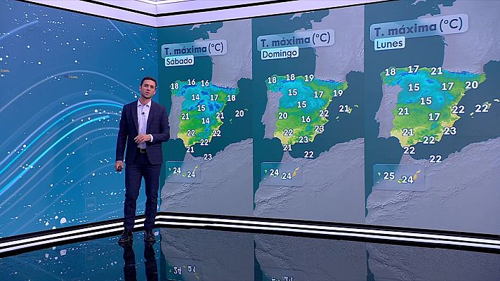 El tiempo - Notable descenso de las máximas en amplias áreas de la Península y en el interior sureste