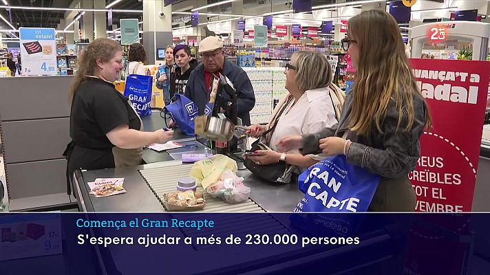 L'Informatiu - Comença el Gran Recapte amb la voluntat d’ajudar 230.000 persones