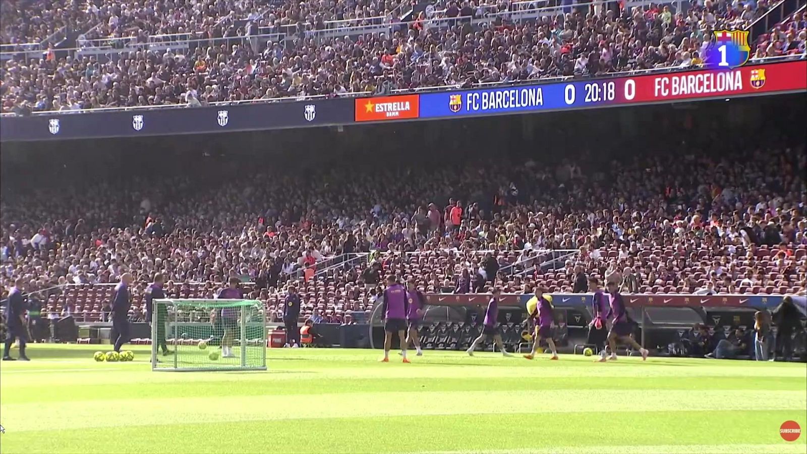 23.000 aficionats en l'entrenament de portes obertes al Camp Nou