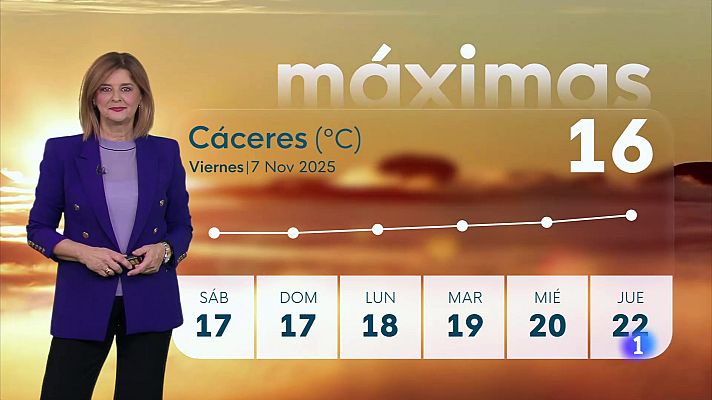 Noticias de Extremadura - El tiempo en Extremadura - 07/11/2025