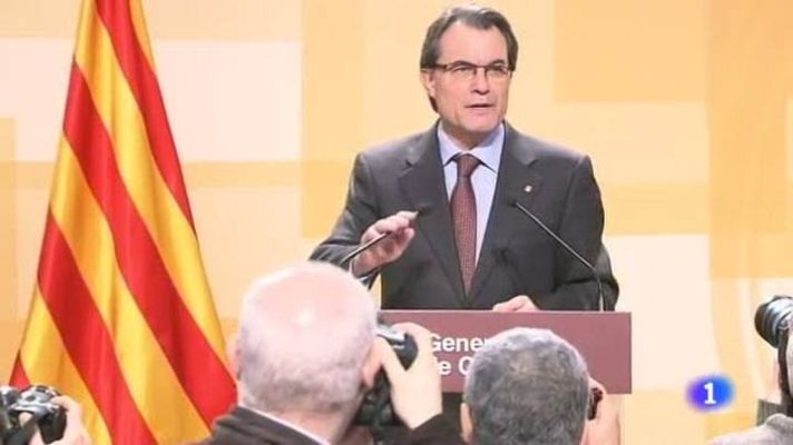 L'Informatiu - Artur Mas ha convocat una cimera sobre la corrupció i diu que cal repensar les despeses dels partits