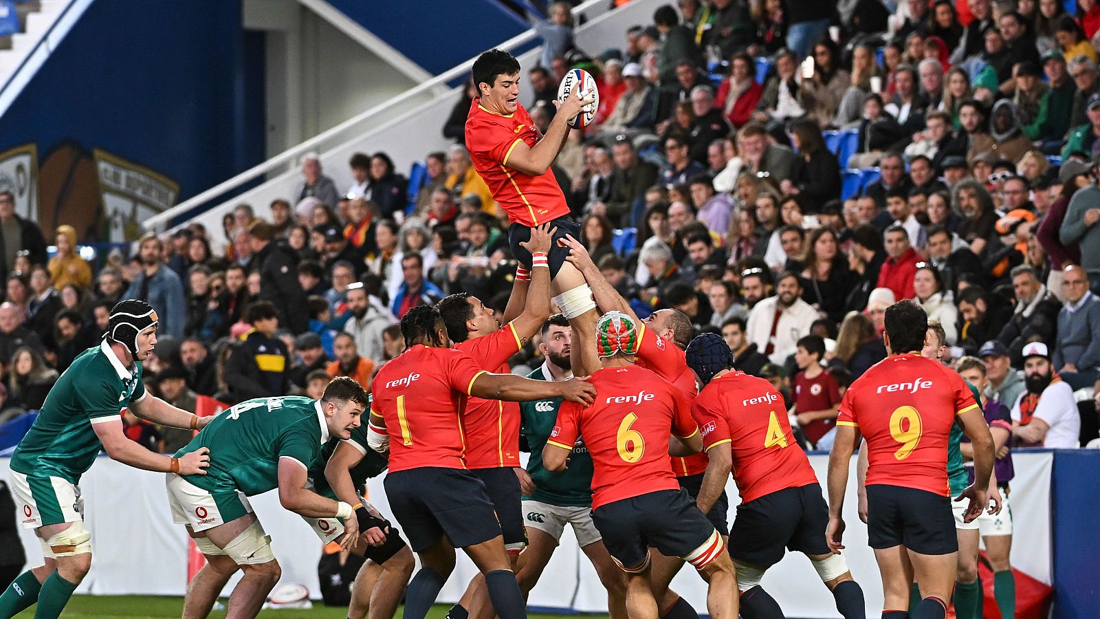 Rugby | España cae ante la potente Irlanda A - Rugby | Ver