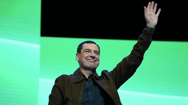 Telediario Fin de Semana - Moreno, reelegido líder del PP andaluz en plena crisis de cribados: "Haremos todo para que el sistema funcione"