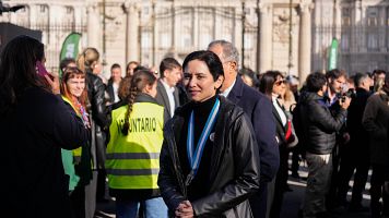 Ayuso recibe el alta tras abandonar en ambulancia la misa de la Almudena por una fuerte gastroenteritis