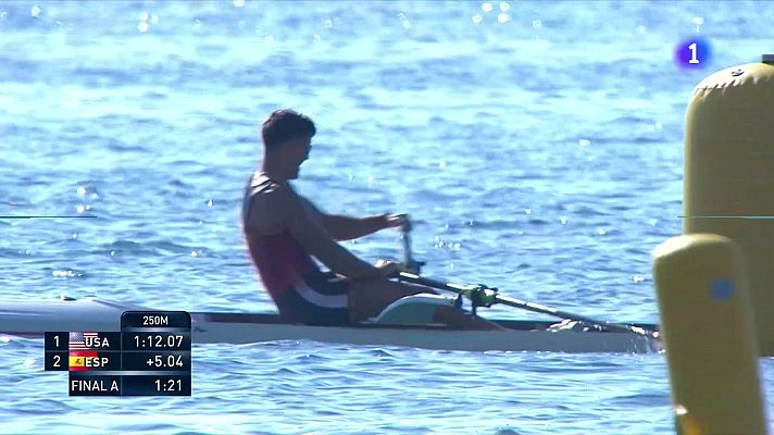 Los Deportes de La1 - Ander Martín logra la plata en el campeonato mundial de remo de 'beach sprint'