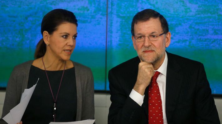 Telediario 1 - Continúa la polémica por Bárcenas