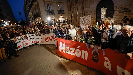 Vctimas de la dana piden prisin para Mazn, la dimisin del Consell y elecciones autonmicas