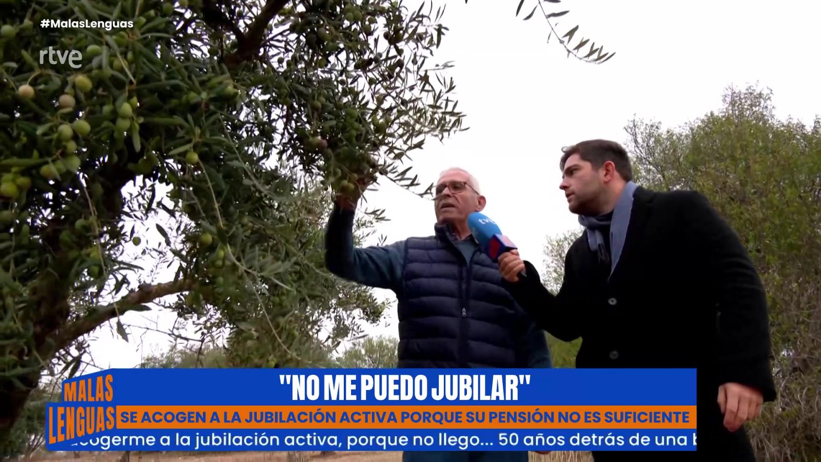 69 años y tener que seguir trabajando en el campo - Malas lenguas | Ver