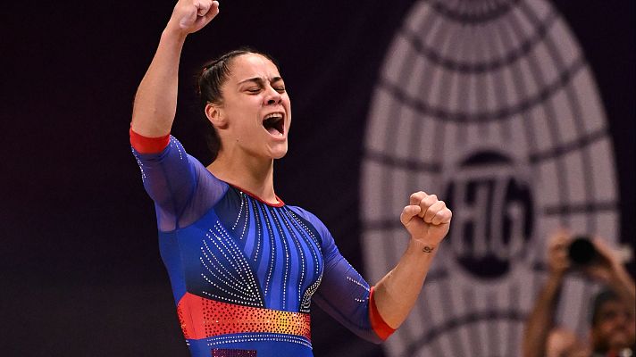 Los Deportes de La1 - Melania Rodríguez, de campeona del mundo de gimnasia en trampolín a entrenadora del equipo nacional