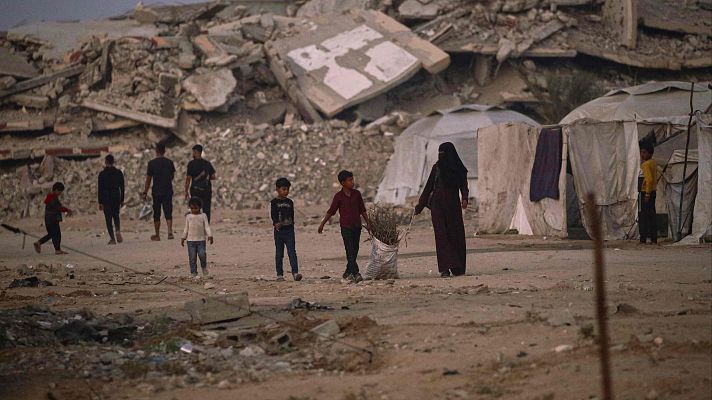 Telediario 2 - Se cumple un mes del alto el fuego en Gaza, aunque los ataques israelíes no han cesado del todo