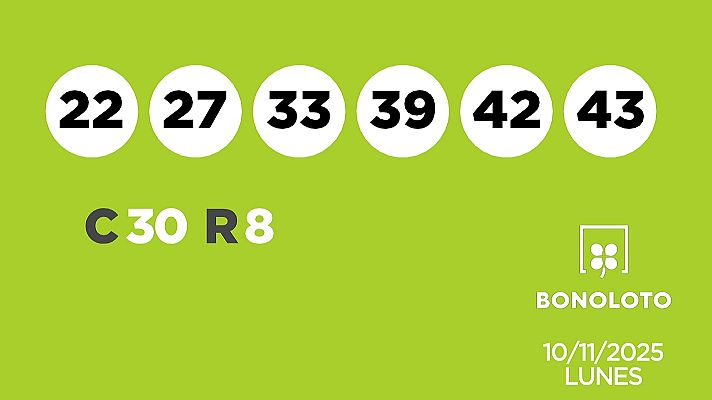 SELAE - Sorteo de la Lotería Bonoloto del 10/11/2025