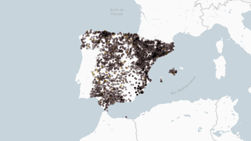 RTVE presenta el mapa audiovisual 'El país de las 6.000 fosas'