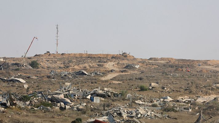 Telediario 1 - Dentro de la línea amarilla de la franja de Gaza: panorama "apocalíptico"