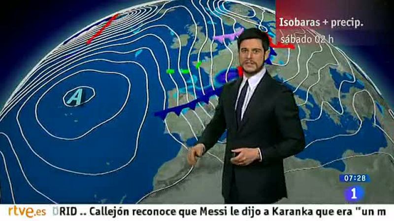 Nevadas en la mitad norte y notable descenso de las temperaturas - El tiempo | Ver
