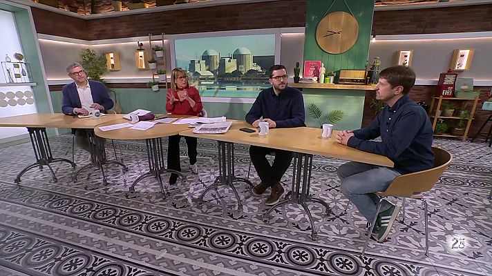 Cafè d'idees - Pedro Duque, Mercedes García Arán i 'Dios lo ve'