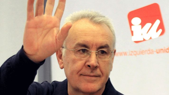 Telediario 1 - Cayo Lara llevará una resolución de reprobación al Gobierno al debate sobre el estado de la nación