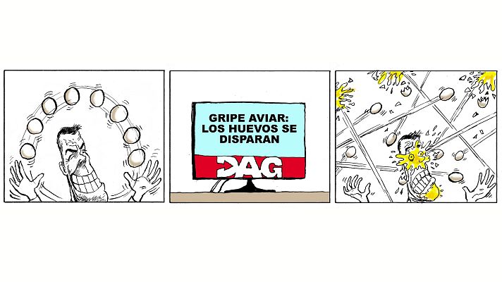 Directo al grano - Directos al huevo con la nueva viñeta de Gallego & Rey