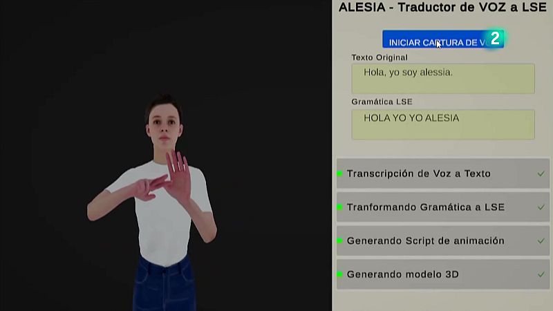 ALESIA, un asistente personal que signa - En lengua de signos | Ver