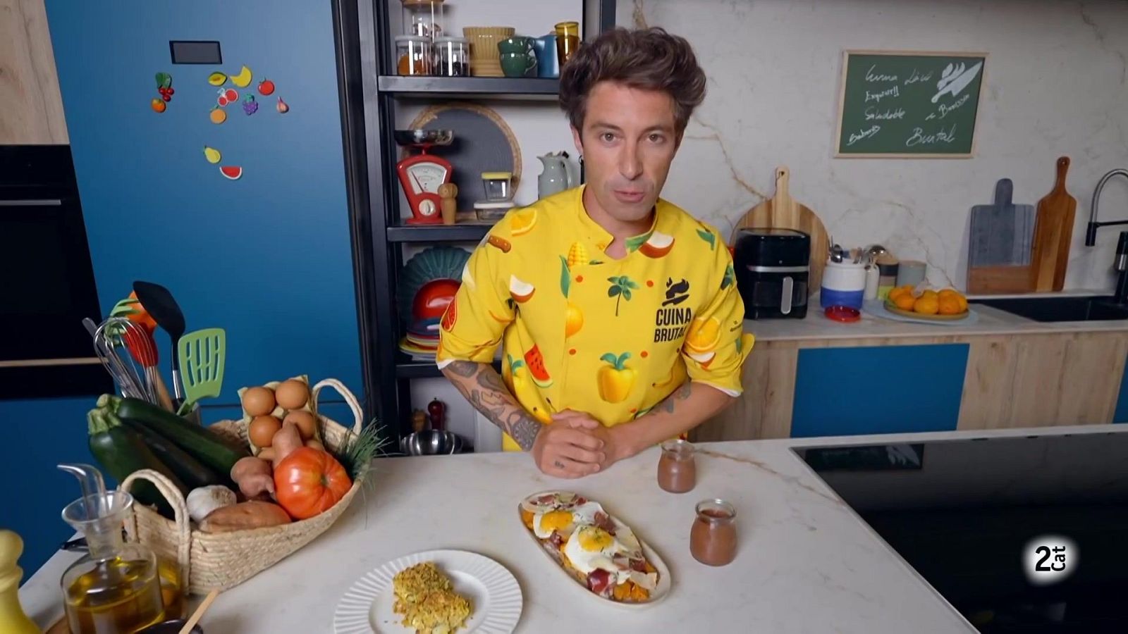 Raviolis de carabassó, ous i moniato, mousse - Cuina Brutal - Cuina Brutal | Veure