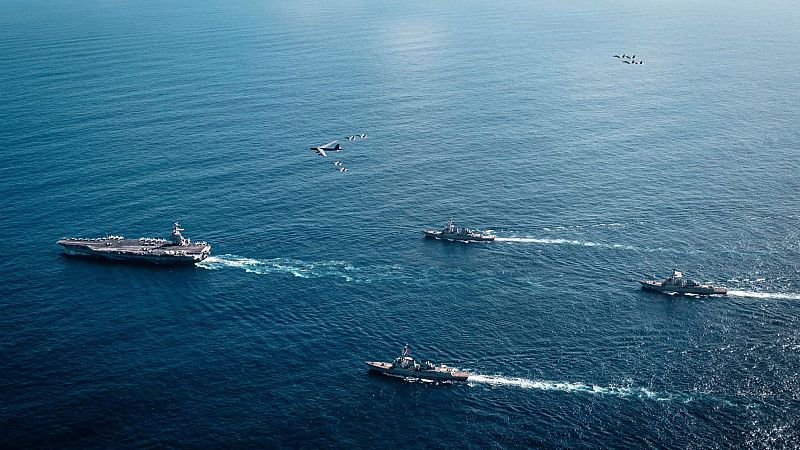 Trump prepara el siguiente paso militar en el Caribe y Maduro pide parar "la mano enloquecida"