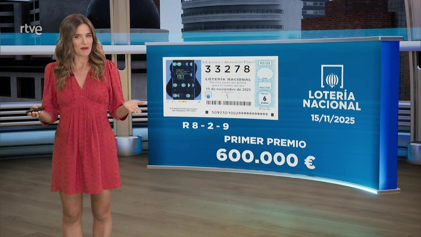 Sorteo de la Lotería Nacional: 15/11/2025 - Loterías | Ver