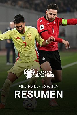 Georgia - Espaa. Resumen y goles del partido de clasificacin para el Mundial 2026