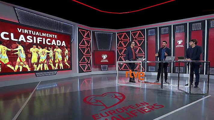 Fútbol - Programa 'European Qualifiers': Postpartido Georgia - España