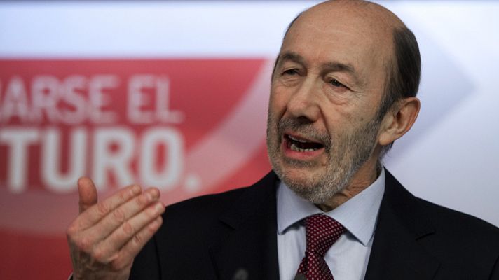 Telediario 1 - Rubalcaba pide la dimisión de Rajoy