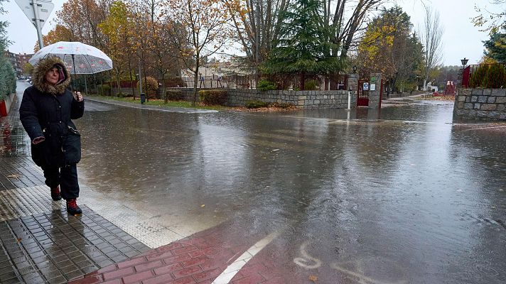 El tiempo - La borrasca Claudia deja lluvias, tormentas y granizo en buena parte del país