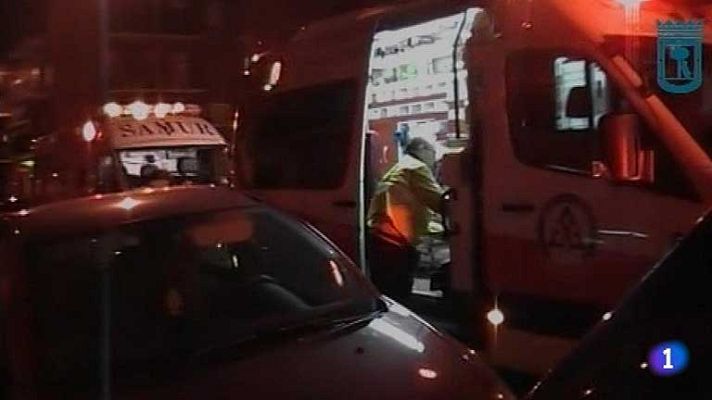 Telediario 1 - Asesinato de un joven en Vallecas