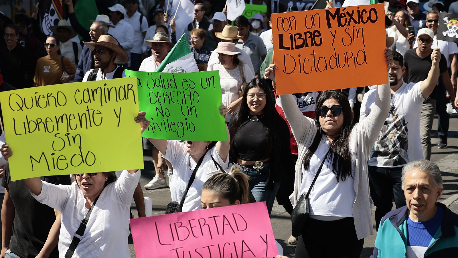Protestas en México contra el Gobierno de Claudia Sheinbaum | Ver