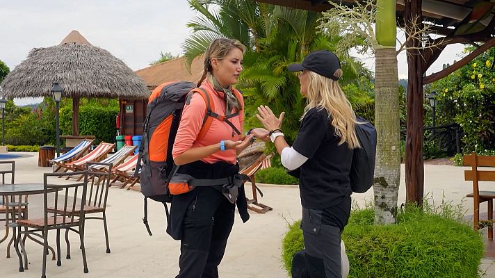 Alba y Cristina se enfadan a pocos metros del check point