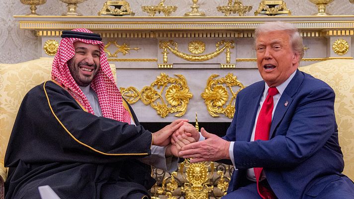 Telediario 1 - Trump recibe a Mohamed bin Salmán