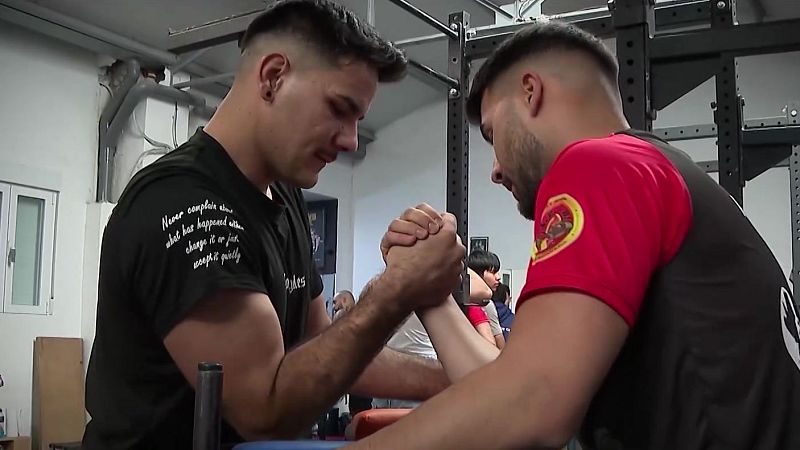 La lucha de brazos reivindica su sitio en el mundo del deporte - Los Deportes de La1 | Ver