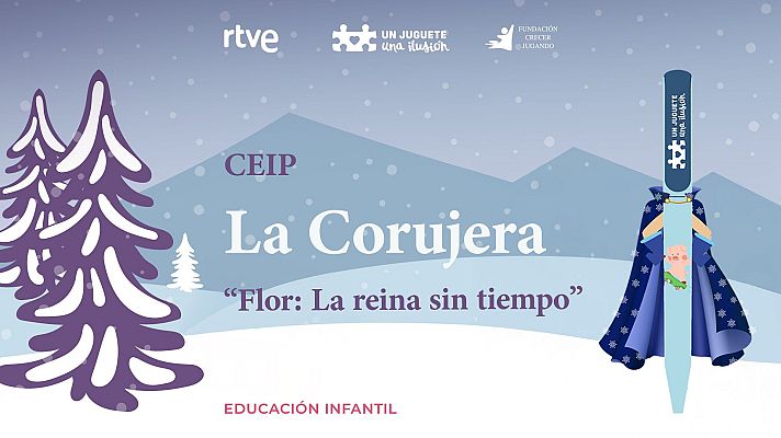 "Flor La reina sin tiempo" de CEIP La Corujera