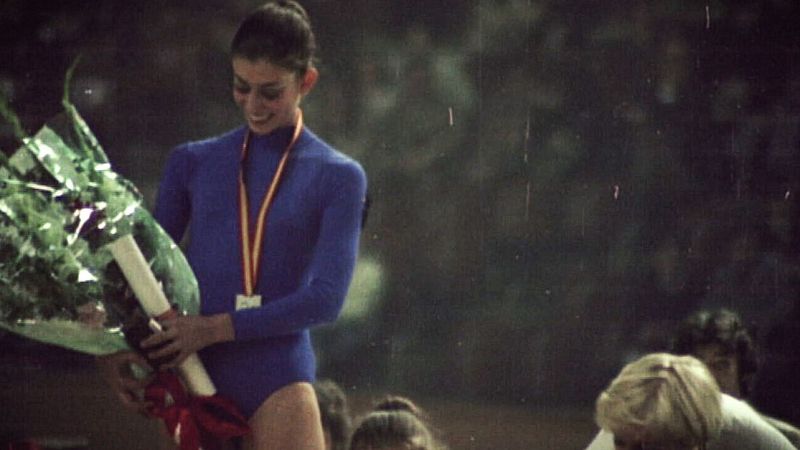 María Jesús Alegre en el Mundial de gimnasia rítmica en 1975 - Gimnasia rítmica | Ver