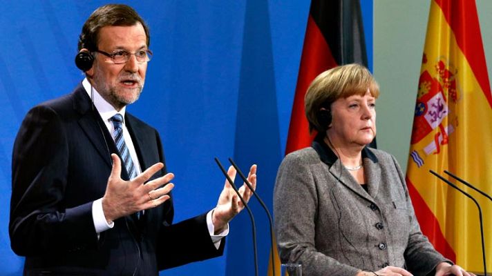 La tarde en 24h - Rueda de prensa de Merkel y Rajoy