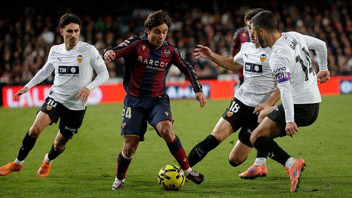 Resúmenes de LaLiga - Valencia CF - Levante UD: resumen del partido de la 13ª jornada de Liga | Primera