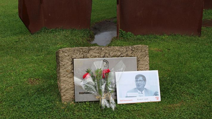 Telediario 1 - Se cumplen 25 años del asesinato de Ernest Lluch por parte de ETA