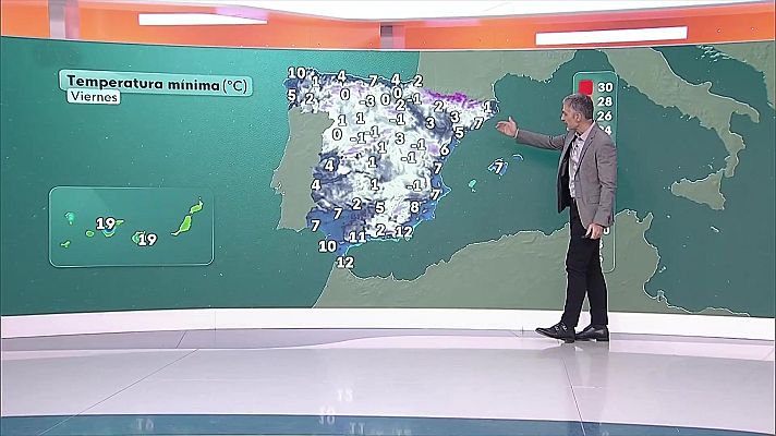 El tiempo - Acumulaciones significativas de nieve en zonas de montaña del norte