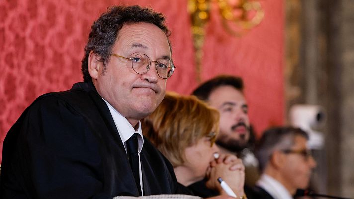 Telediario 1 - El Gobierno muestra su "indignación" con la condena del fiscal general y reitera que "no hay pruebas"