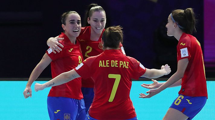 Mundial femenino ftbol sala | Mejores momentos Espaa - Tailandia