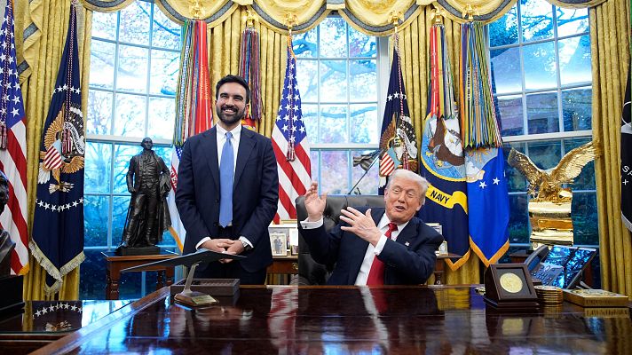 Telediario Fin de Semana - Cordialidad en el esperado encuentro de Trump con Mamdani en la Casa Blanca