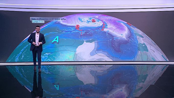 El tiempo - Probables rachas muy fuertes en el Ampurdán, Baleares, bajo Ebro