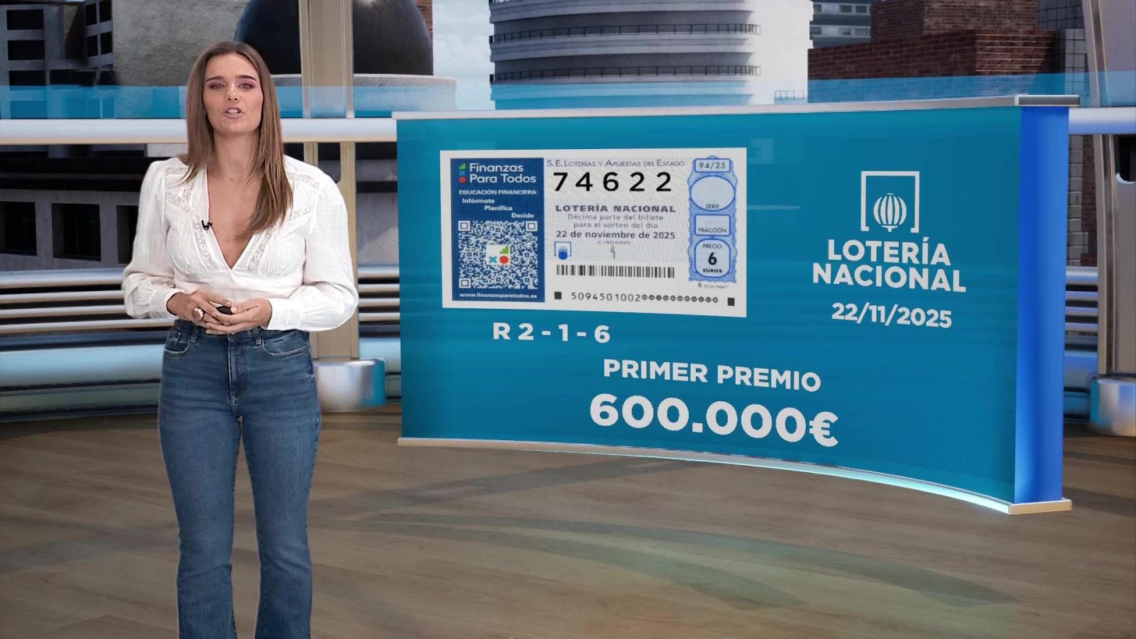 Sorteo de la Lotería Nacional: 22/11/2025 - Loterías | Ver