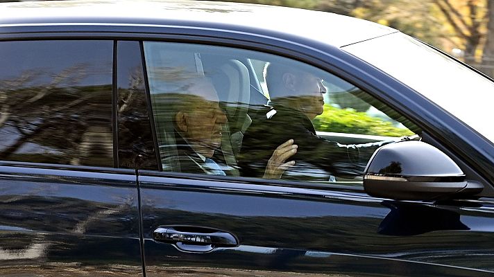 Telediario Fin de Semana - Juan Carlos I participa en un almuerzo privado de la Familia Real en El Pardo