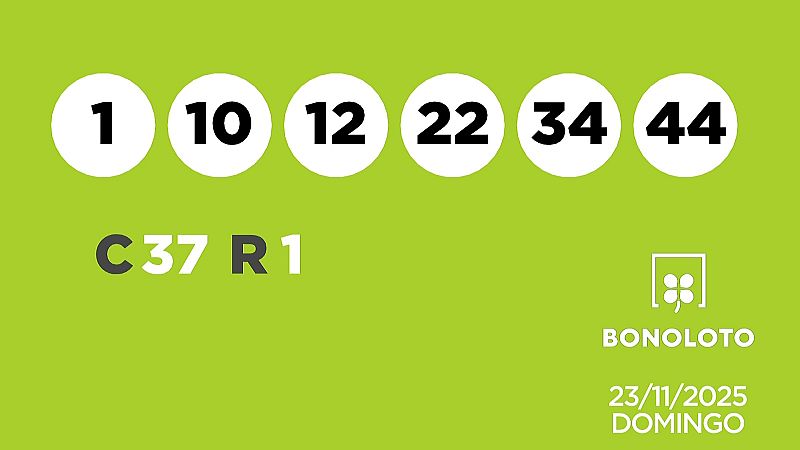 Sorteo de la Lotera Bonoloto del 23/11/2025 - Ver ahora