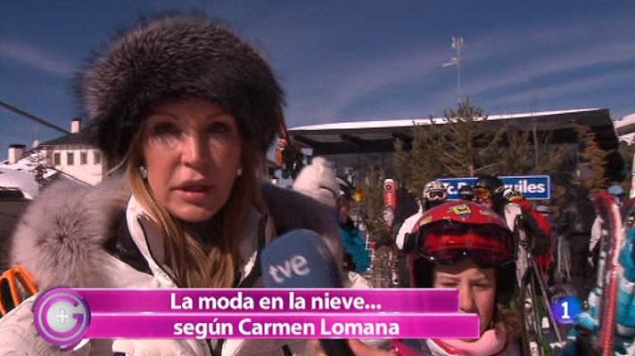 +Gente - En la nieve con Carmen Lomana